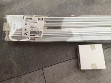 Ikea Vidga Paneelhouder voor paneelgordijn 60 cm. - 12 stuks beschikbaar voor biedingen