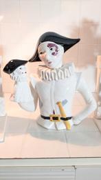 Zeldzame Sigma Harlequin theepot boekensteunen, Ophalen of Verzenden