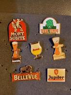 Lot Belgische bierpins Duvel-Kwak-Jupiler..., Verzamelen, Speldjes, Pins en Buttons, Ophalen