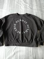 Zwarte trui met 'Sunday' opdruk - Maat XS, Kleding | Dames, Only, Zwart, Ophalen of Verzenden, Maat 34 (XS) of kleiner
