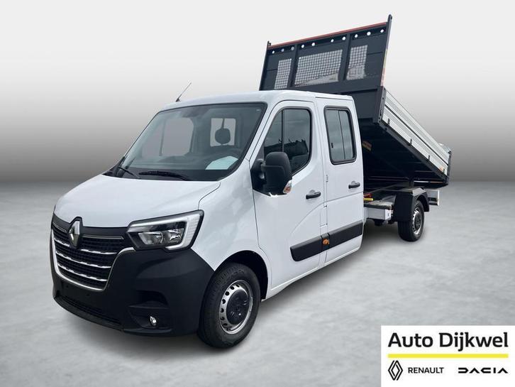 Renault Master T35 2.3 dCi 165 L3 DC Comfort Kipper Direct u, Auto's, Renault, Bedrijf, Te koop, Master, ABS, Airconditioning
