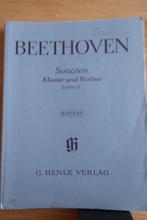 Beethoven - Sonaen Klavier und Violine Band II- G.Henle Verl, Gebruikt, Ophalen of Verzenden, Klassiek, Piano