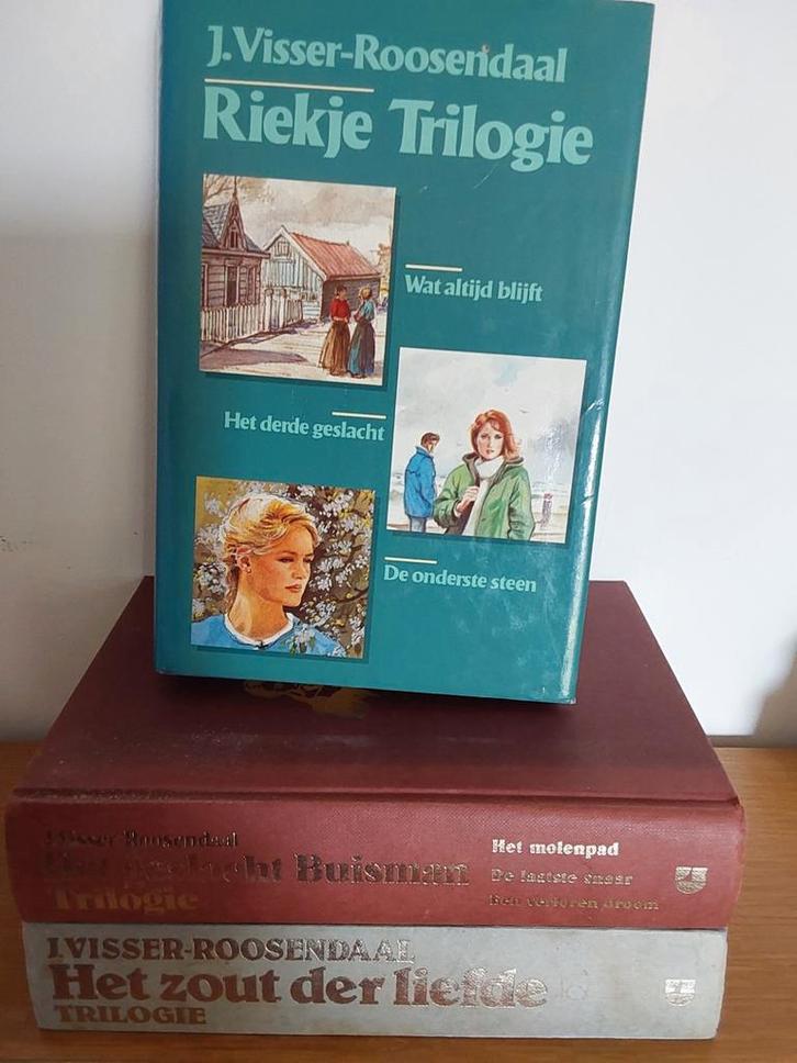 J. Visser-Roosendaal Trilogie Boeken, Boeken, Streekboeken en Streekromans, Gelezen, Ophalen of Verzenden