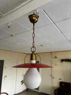 Vintage hanglamp, Huis en Inrichting, Lampen | Hanglampen, Ophalen, Gebruikt, Glas, Minder dan 50 cm