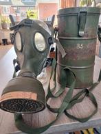 Gasmasker met bus, bedrijfsbescherming., Ophalen of Verzenden, Overige soorten, Nederland, Kleding of Schoenen