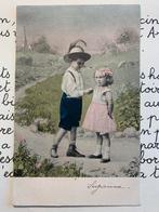 1907 Jongen en meisje met pijp (XX), Ophalen of Verzenden, Voor 1920, Gelopen, Kinderen