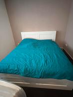 Brimnes bedframe met hoofdbord 180x 200cm, Huis en Inrichting, Slaapkamer | Bedden, Ophalen, Wit, Tweepersoons, Zo goed als nieuw
