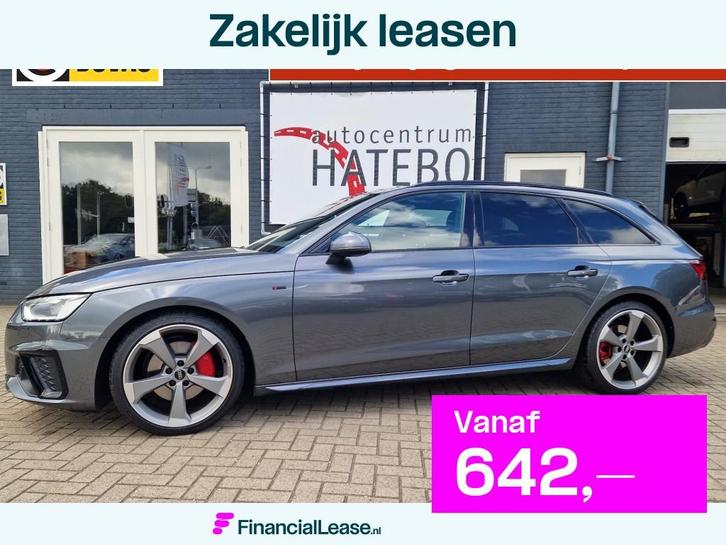 Audi A4 40 TFSI 204pk S-EDITION Blackline S-Line Full Option, Auto's, Audi, Bedrijf, Lease, Financial lease, A4, ABS, Achteruitrijcamera