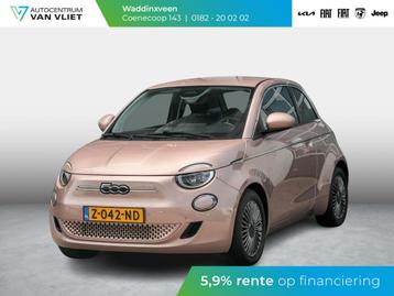 Fiat 500e 42 kWh | Clima | Cruise | Pack Winter | BSM | 16"  beschikbaar voor biedingen