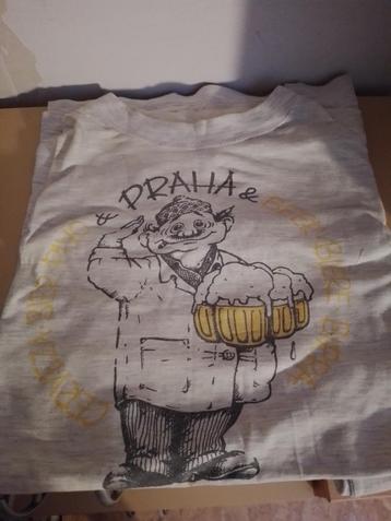 oud biershirt uit Praag beschikbaar voor biedingen