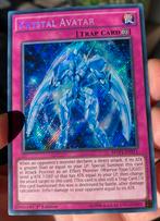 Yu-Gi-Oh! Krystal Avatar MVP1 1st Ed Movie Promo !, Ophalen of Verzenden, Zo goed als nieuw, Losse kaart, Foil