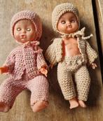 kleine Vintage poppetjes uit Italië met bewegende ogen
13 cm, Ophalen of Verzenden, Pop