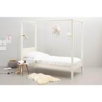 Wit Hemelbed Eenpersoons - zelf demonteren, Ophalen, 90 cm, Eenpersoons, Wit