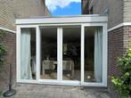 Te koop. Kunststof kozijn met schuifdeuren 3850 x 2640, Ophalen of Verzenden, Zo goed als nieuw, Kunststof, Raamkozijn