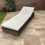 Ligbed, Tuin en Terras, Ligbedden, Ophalen of Verzenden, Gebruikt, Rotan, Verstelbaar