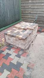 551stuks 10x10x6 5,5m2 stenen tegels, Ophalen, Gebruikt, Klinkers, 5 tot 10 m²