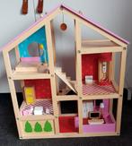 Houten poppenhuis HEMA, Kinderen en Baby's, Speelgoed | Poppenhuizen, Ophalen, Poppenhuis