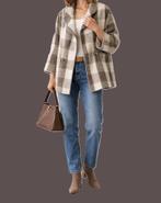 Ravens wollen jas met sjaal maat 36/38, Kleding | Dames, Beige, Ophalen of Verzenden, Zo goed als nieuw, Ravens