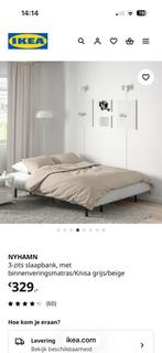 Comfortabele Slaapbank - Ideaal voor Gasten!, Ophalen, Gebruikt, Beige, Tweepersoons