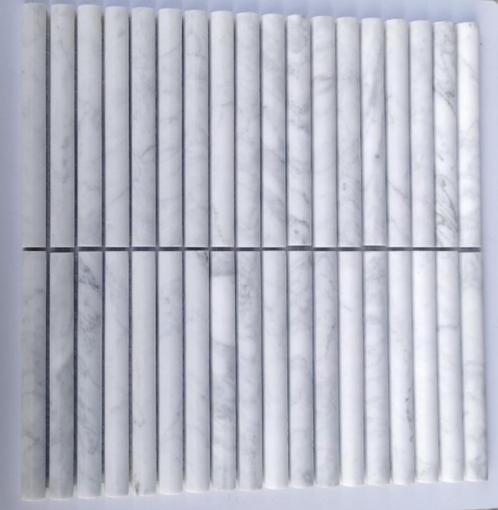 Mosaic Kit Kat lulu Bull Nose Bianco Carrara C 151x30x15mm, Doe-het-zelf en Verbouw, Tegels, Nieuw, Wandtegels, Keramiek, Minder dan 20 cm