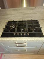 5 pits glazen gaskookplaat, Witgoed en Apparatuur, Kookplaten, Ophalen, Gebruikt, Inbouw, Gas