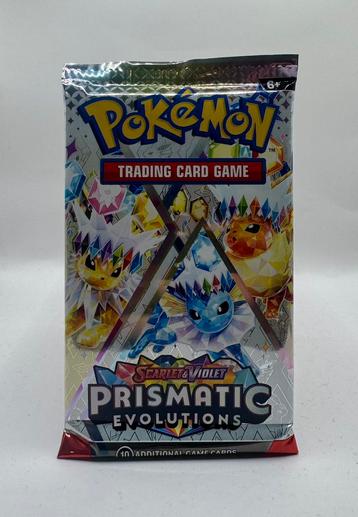 23 stuks Prismatic Evolution Boosterpacks beschikbaar voor biedingen