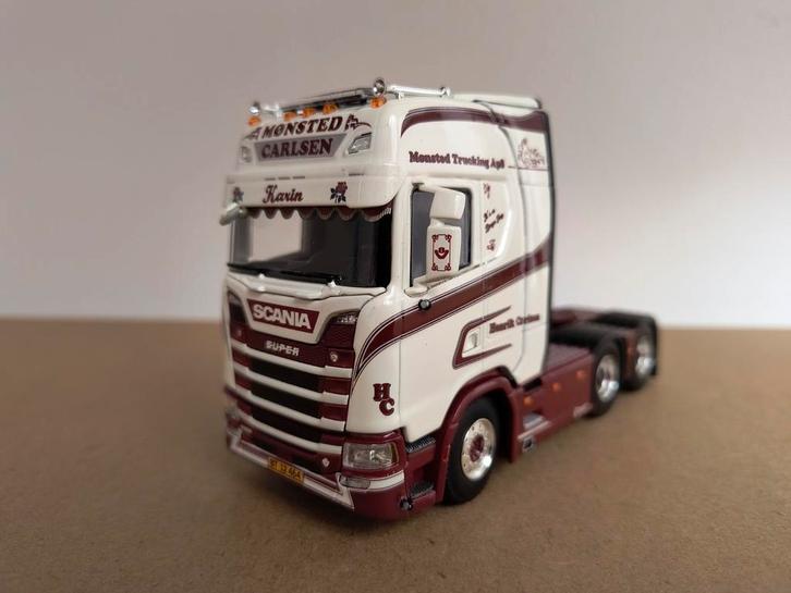 Wsi Scania Henrik Carlsen, Hobby en Vrije tijd, Modelauto's | 1:50, Zo goed als nieuw, Bus of Vrachtwagen, Wsi, Ophalen of Verzenden