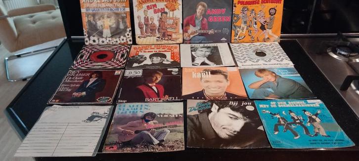 PARTIJ VAN 165 NEDERLANSTALIGE SINGLES, Cd's en Dvd's, Vinyl Singles, Gebruikt, Single, Nederlandstalig, Ophalen of Verzenden