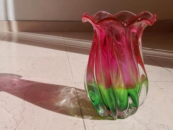 Vintage Murano teleflora vaas Italië beschikbaar voor biedingen