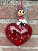 Disney ornament kerstbal Minnie Mouse hart, Ophalen of Verzenden, Mickey Mouse, Gebruikt, Beeldje of Figuurtje
