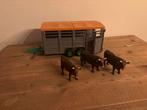 Bruder Veewagen met 3 Koeien - Speelgoed, Ophalen, Zo goed als nieuw, Jongen of Meisje