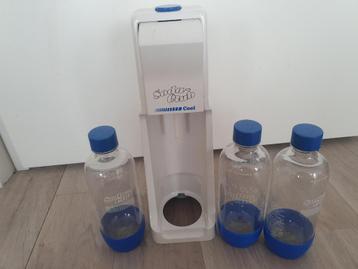 Sodastreamer  bruiswatermachine met flessen beschikbaar voor biedingen