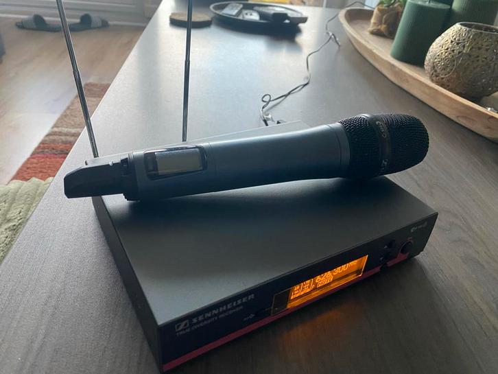 Sennheiser EW100 G3 met E845 microfoon - nette staat, Muziek en Instrumenten, Microfoons, Gebruikt, Zangmicrofoon, Draadloos, Ophalen of Verzenden