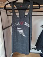 Sporttop donkergrijs, Ophalen of Verzenden, Zo goed als nieuw, Grijs, Fitness of Aerobics