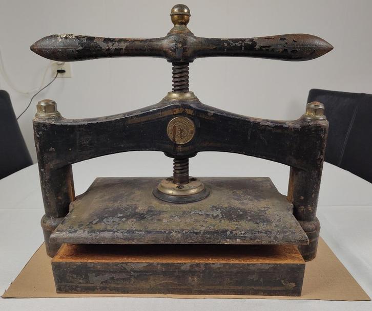 Antieke boekenpers - Blikman & Sartorius, Antiek en Kunst, Antiek | Gereedschap en Instrumenten, Ophalen