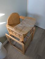 Kinderstoel met tafel houtkleurig, Kinderen en Baby's, Kinderkamer | Tafels en Stoelen, Ophalen, Gebruikt, Tafel(s) en Stoel(en)