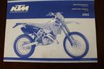 KTM 125 / 200 SX MX XC EXC SGP-GS 2002 parts list chassis, Motoren, Ophalen of Verzenden, Overige merken