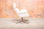 ZGAN! fraaie witte leren Artifort Big Tulip design fauteuil, Huis en Inrichting, Fauteuils, 75 tot 100 cm, Ophalen of Verzenden
