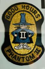 Phantom F4 6000 hours patch, Ophalen of Verzenden, Nieuw, Patch, Badge of Embleem