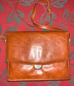 Mooie handtas La moda in goede staat, Ophalen of Verzenden, Gebruikt, Bruin, Handtas