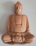 Houten boeddha, Huis en Inrichting, Woonaccessoires | Boeddhabeelden, Ophalen of Verzenden, Gebruikt