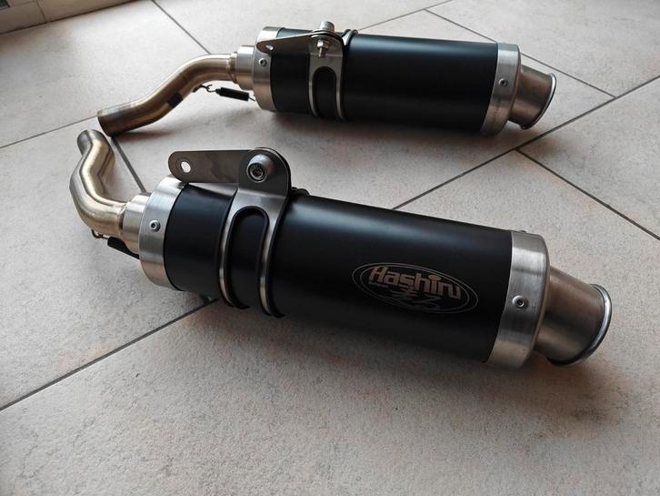 Triumph street triple 675 (R) uitlaat Hashiru, Motoren, Onderdelen | Overige, Nieuw, Ophalen of Verzenden