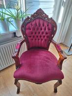Stoel, barok, kleur: bordeauxrood, Ophalen, Zo goed als nieuw, Rood, Eén