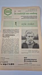 FC GRONINGEN-HAARLEM, Ophalen of Verzenden, Overige binnenlandse clubs, Poster, Plaatje of Sticker