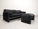 Cassina Maralunga 2,5 seater bicolore with ottoman, 150 tot 200 cm, Rechte bank, Stof, Ophalen of Verzenden