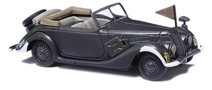 Busch 40252 BMW 327 Cabrio Swiss Army, Hobby en Vrije tijd, Modelauto's | 1:87, Nieuw, Auto, Overige merken, Ophalen of Verzenden