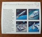 Verenigde Staten/ Amerika  blok congres UPU, Verzenden, Postfris, Noord-Amerika
