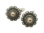 Nieuwe zilveren manchetknopen met Zeeuwse knop, d 18 mm, Sieraden, Tassen en Uiterlijk, Manchetknopen, Verzenden, Nieuw, Www.nynkegardenier.nl