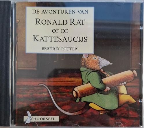 Beatrix Potter De avonturen van RONALD RAT en KATTESAUCIJS K, Cd's en Dvd's, Cd's | Kinderen en Jeugd, Zo goed als nieuw, Verhaal of Sprookje