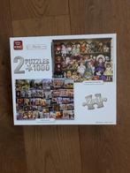 Doos met 2 legpuzzels., Hobby en Vrije tijd, Ophalen of Verzenden, 500 t/m 1500 stukjes, Gebruikt, Legpuzzel